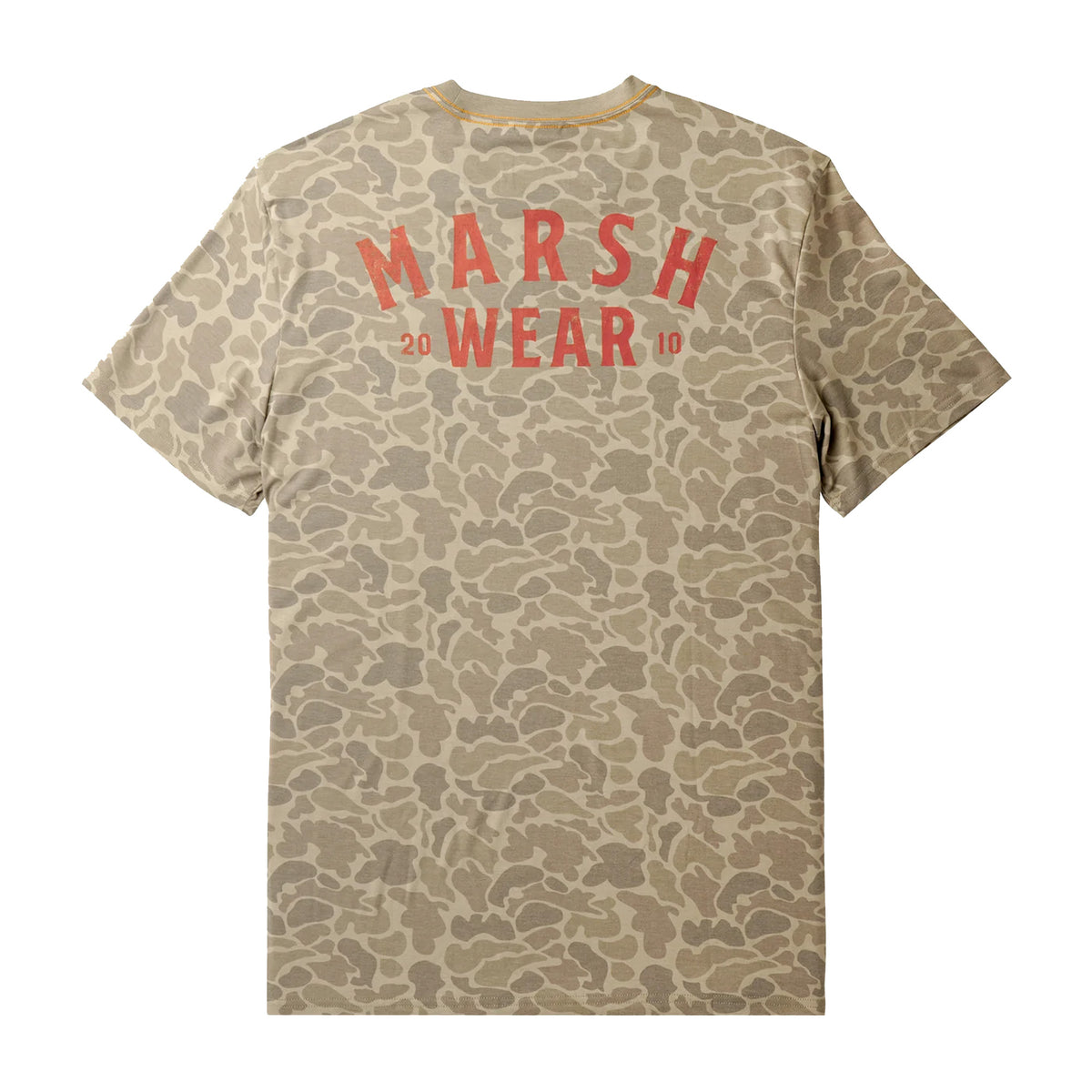 Marsh Wear Stackhouse Tech Men's S/S T-Shirt - Khaki Mallard Camo