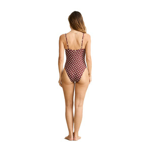 Rhythm Dotti Underwire One-Piece Women's Swimsuit - Cafe