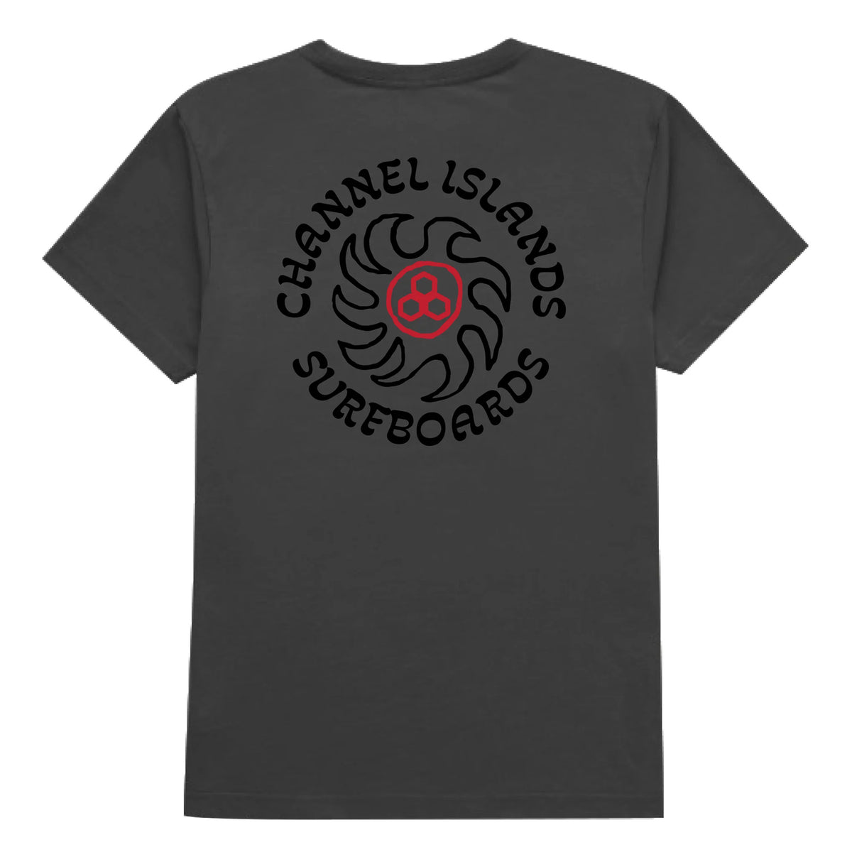 Channel Islands Shine Men's S/S T-Shirt - Charcoal