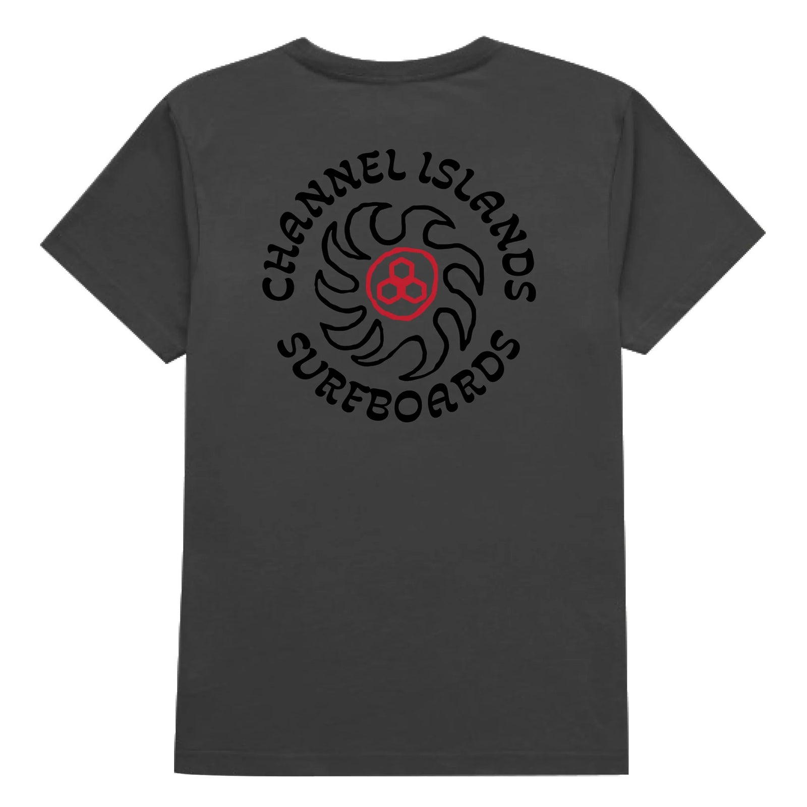 Channel Islands Shine Men's S/S T-Shirt - Charcoal