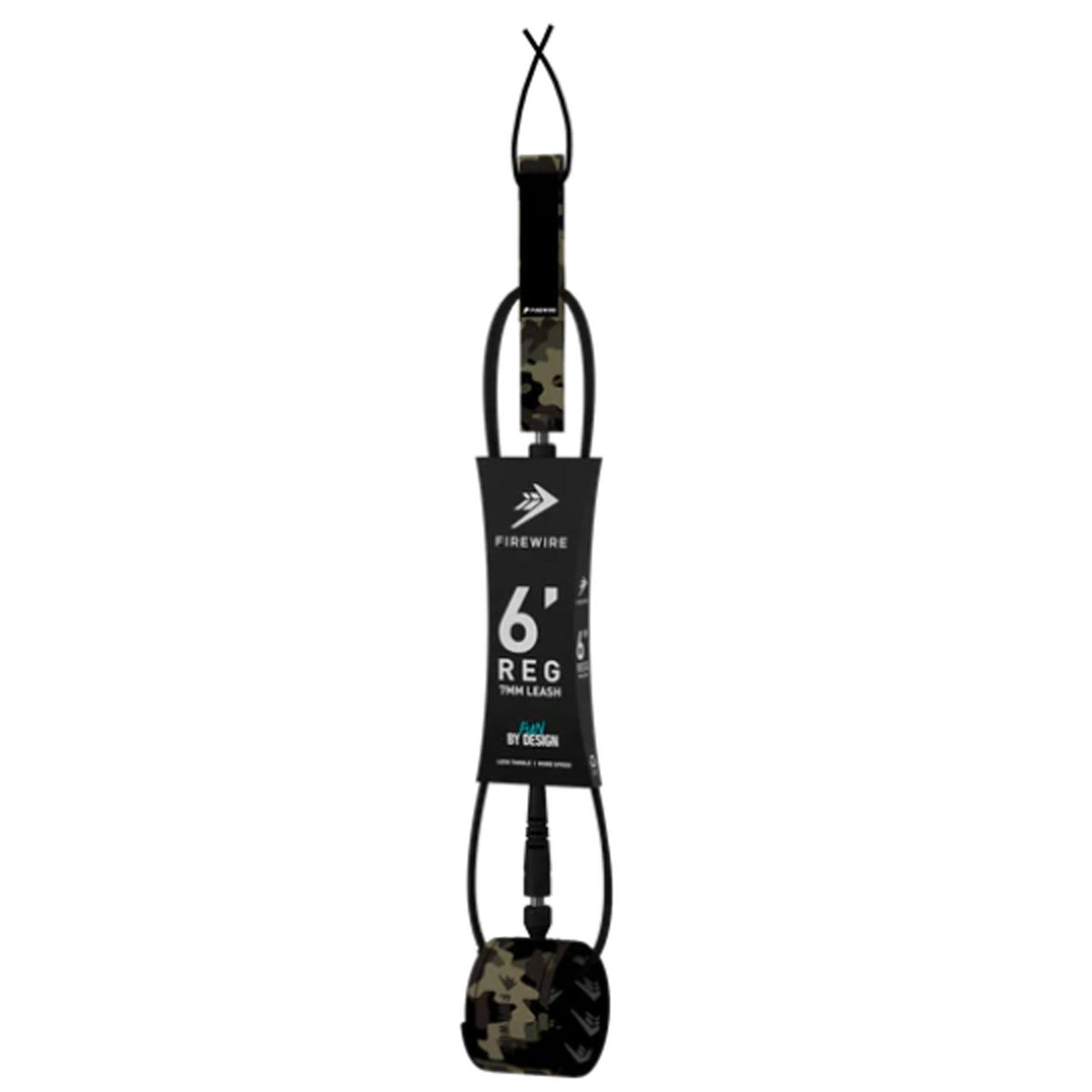 Firewire All Day Surfboard Leash - 6'/Camo