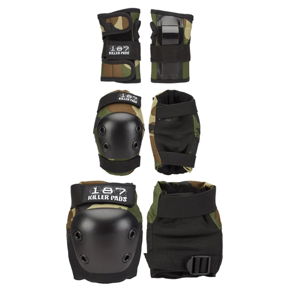 187 Killer Pads 6-Pack Jr Youth Combo Pack - Camo
