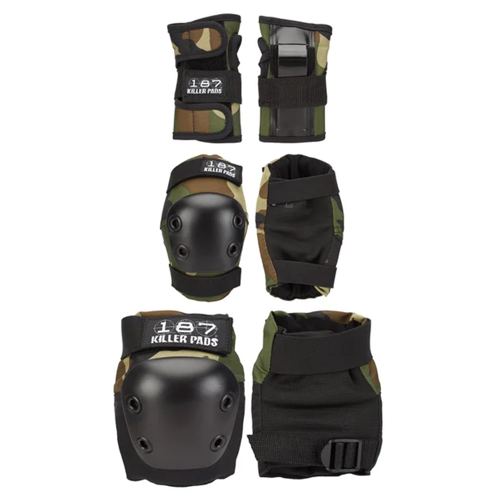 187 Killer Pads 6-Pack Jr Youth Combo Pack - Camo