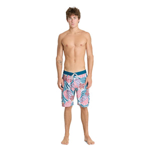 Quiksilver Forest Peak 20" Men's Boardshorts - Coral Blue