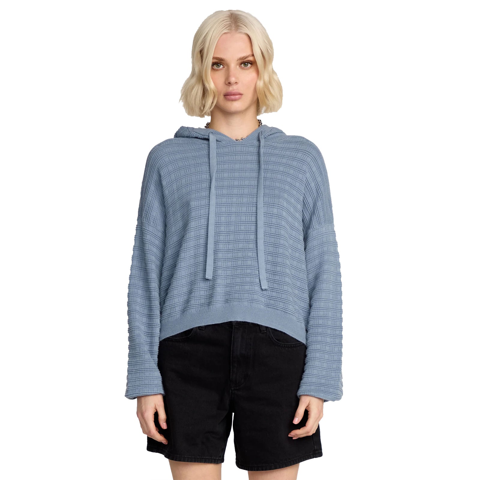 Volcom Gurrl Gang Women's L/S Sweater - Carolina Blue