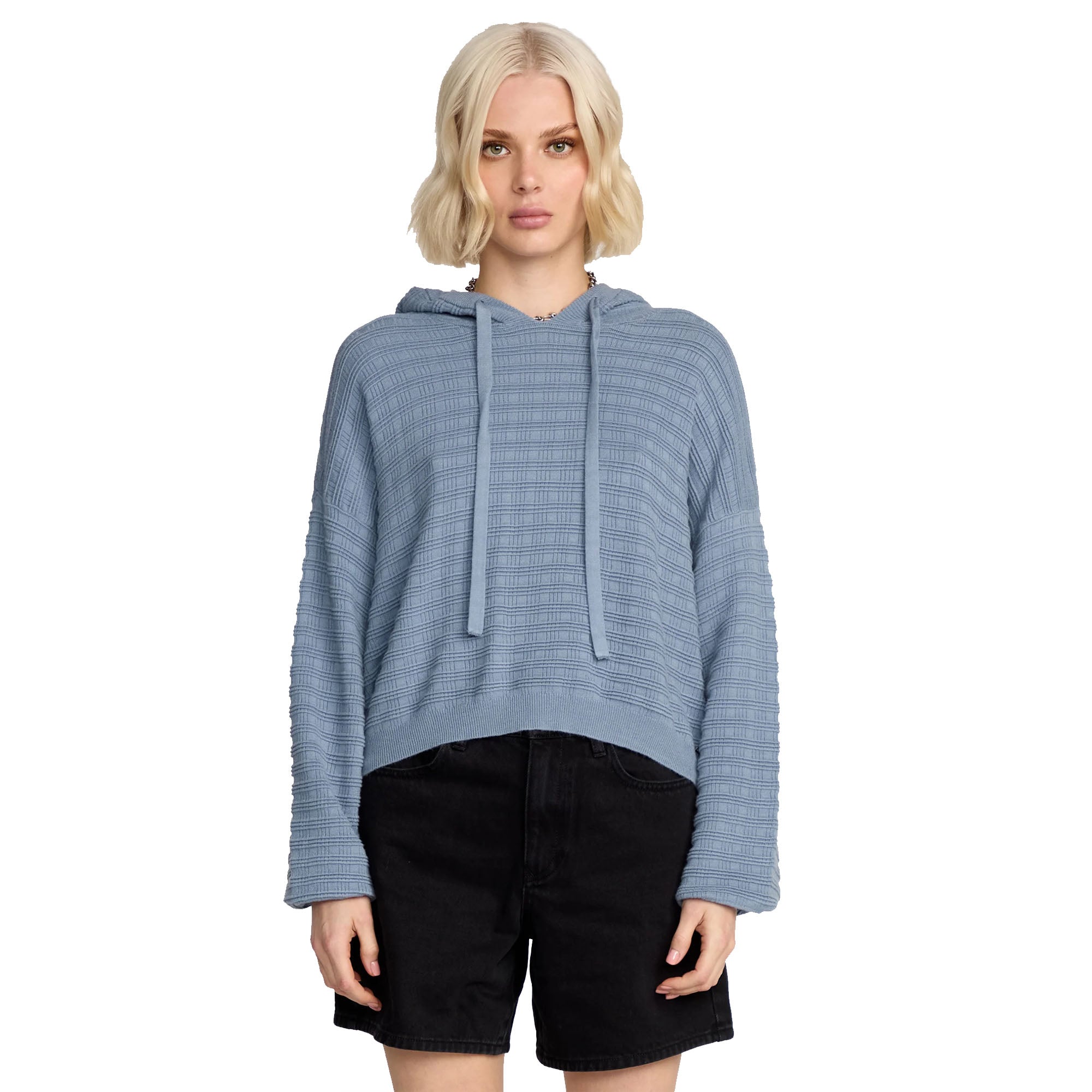 Volcom Gurrl Gang Women's L/S Sweater - Carolina Blue