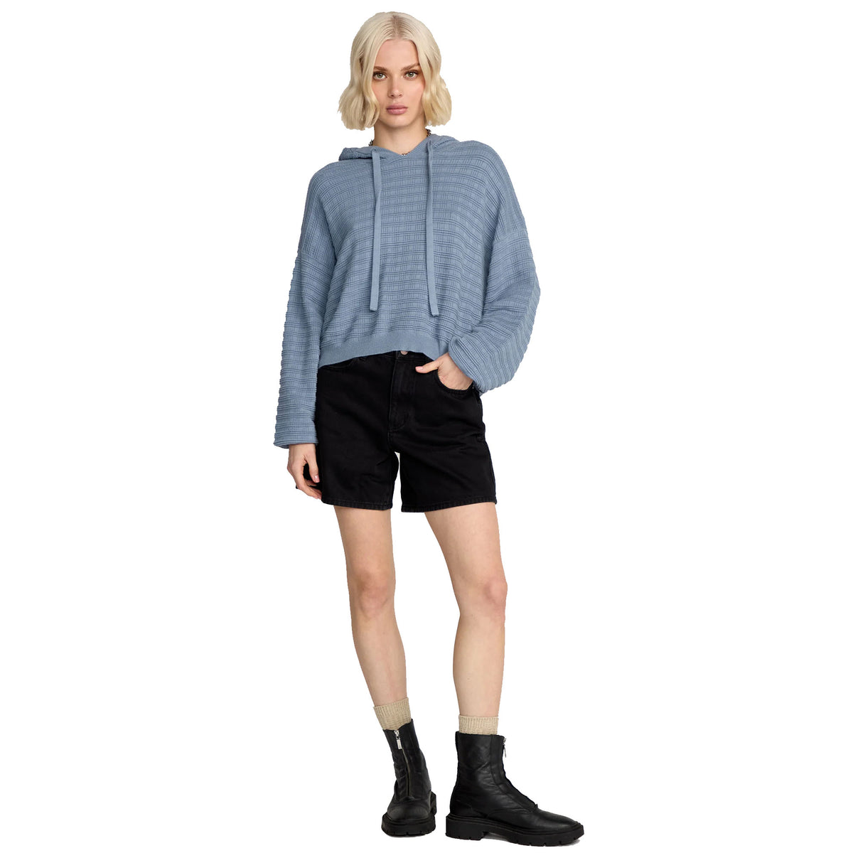 Volcom Gurrl Gang Women's L/S Sweater - Carolina Blue