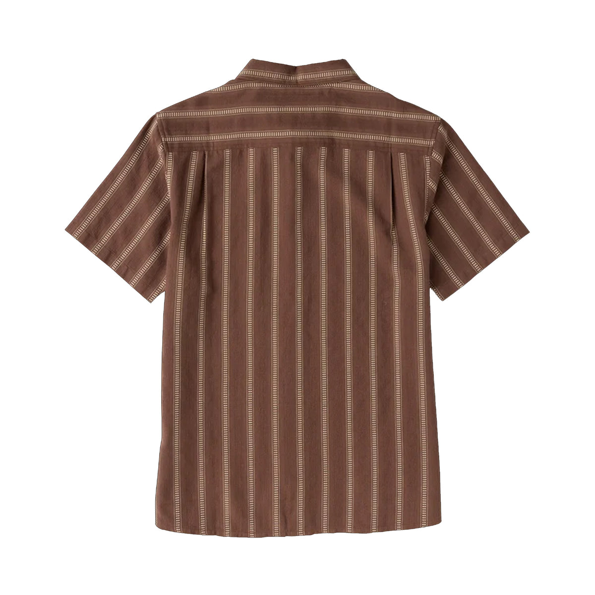 Roark Crosswinds Button Up S/S Dress Shirt - Coco Bean