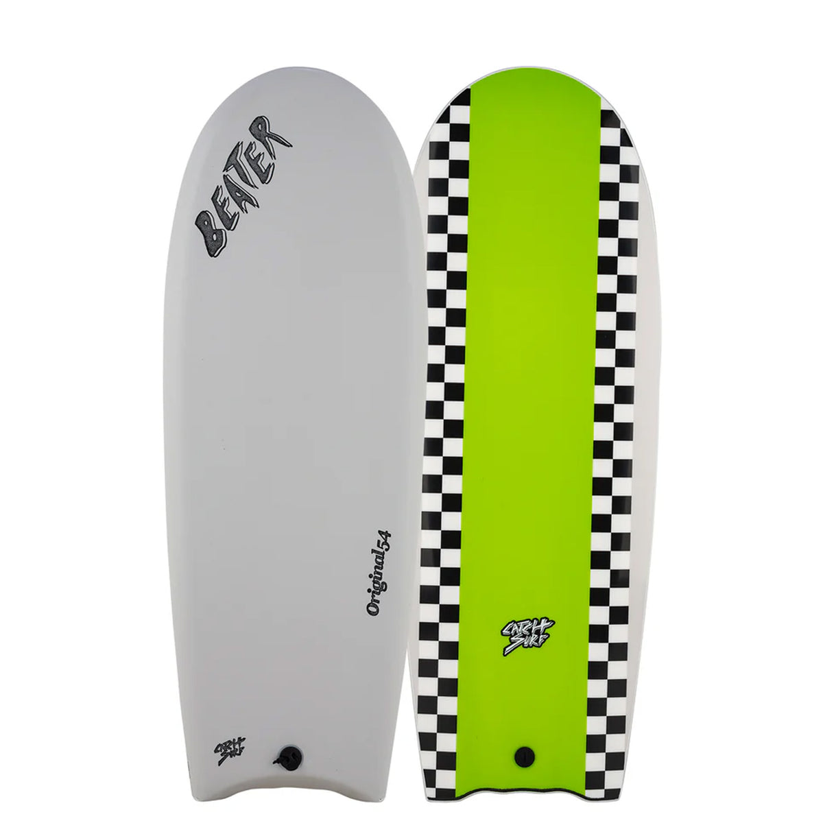 Catch Surf Beater Original 54 Finless Soft Surfboard - Cool Grey