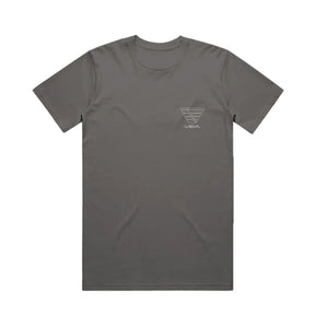 VEIA Classic Logo Men's S/S T-Shirt - Cool Grey