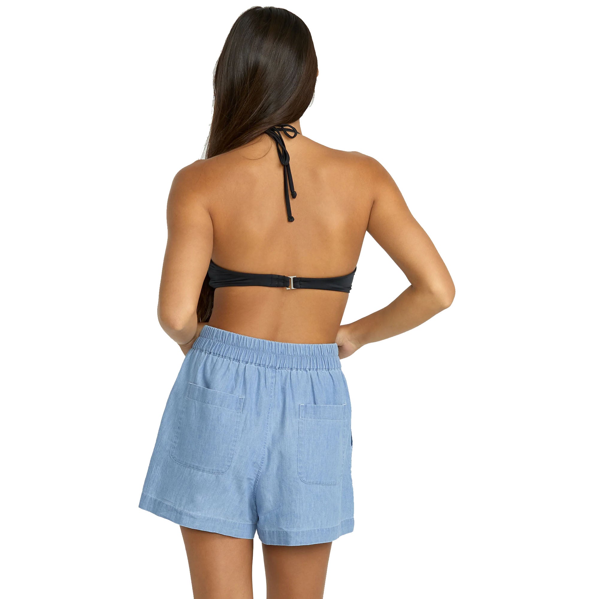 Volcom Lived In Track Women's Shorts - Chambray