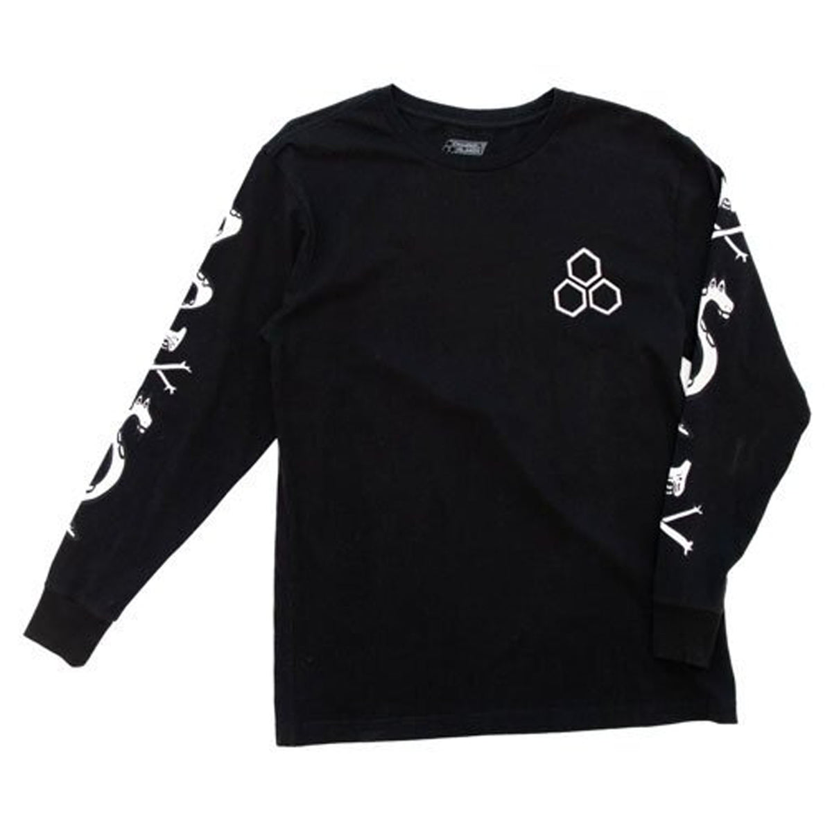 Channel Islands Dogs N Snakes Men's L/S T-Shirt - Black