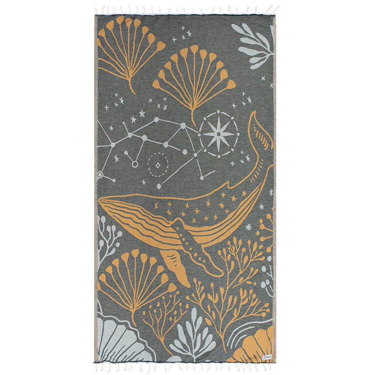 Sand Cloud Harbor Towel - Charcoal