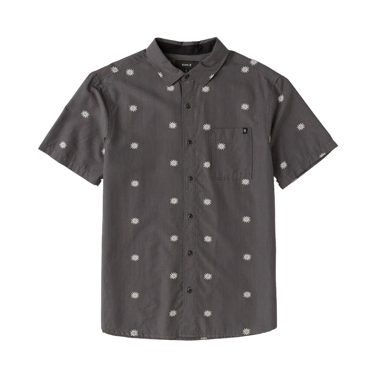 Roark Journey Men's S/S Dress Shirt - Charcoal