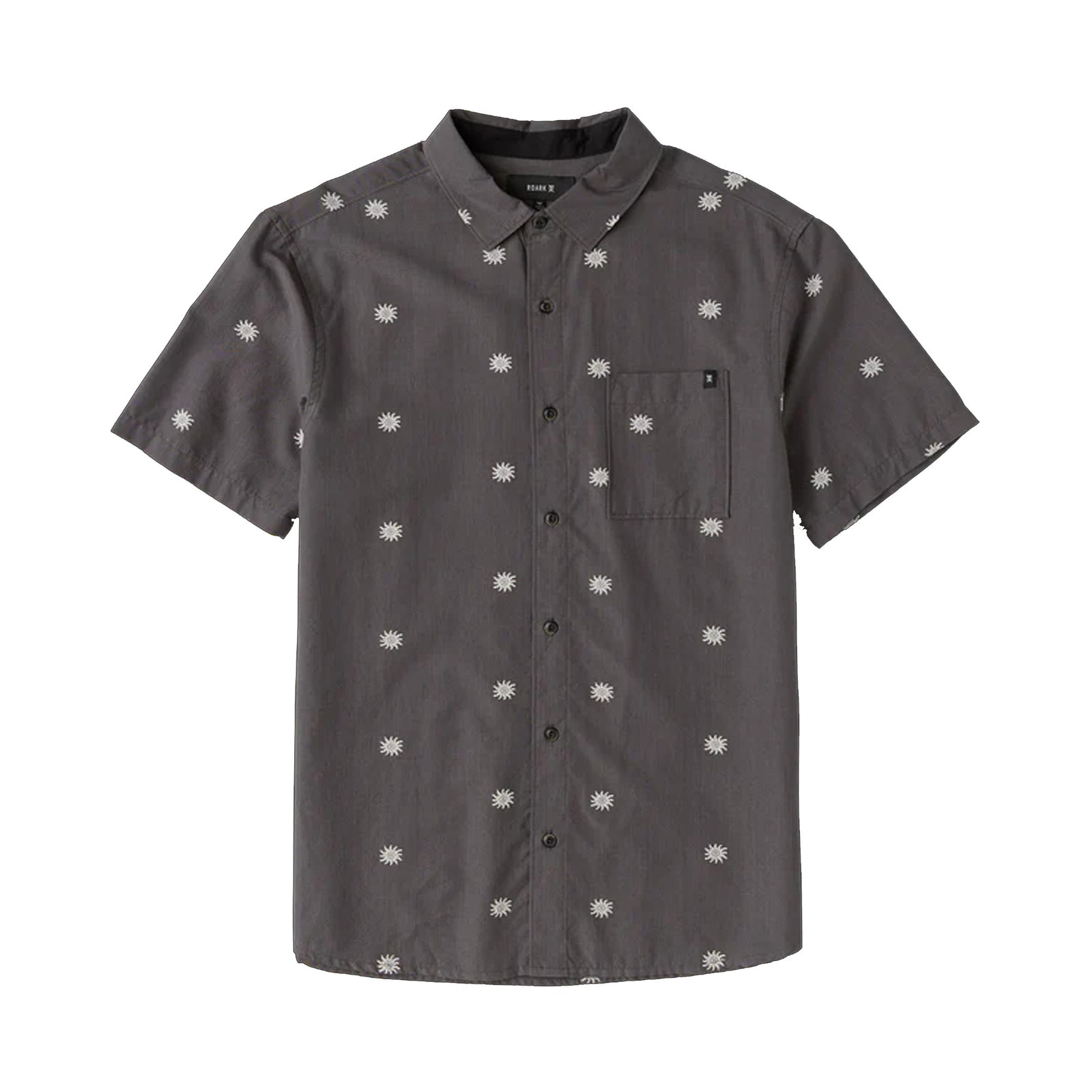 Roark Journey Men's S/S Dress Shirt - Charcoal