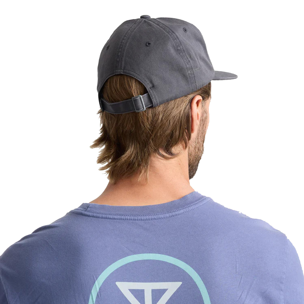 Roark Made To Fade 6 Panel Strapback Men's Hat - Washed Charcoal