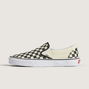 Vans Classic Slip-On Men's Shoes - Checkerboard Black/White