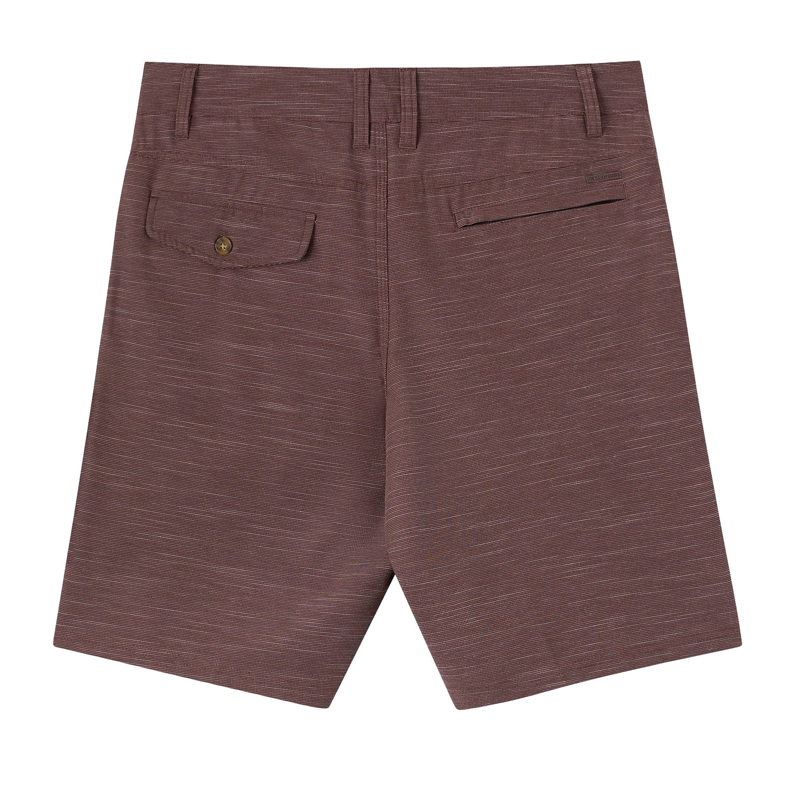 O'Neill Portola Slub Check 20" Hybrid Men's Walkshorts - Chocolate