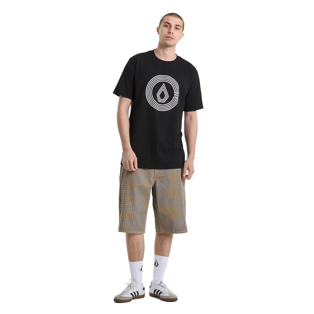 Volcom Circle Split Men's S/S T-Shirt - Black