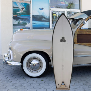 Channel Islands Feb's Fish PU/Poly 5'5 Surfboard - Futures