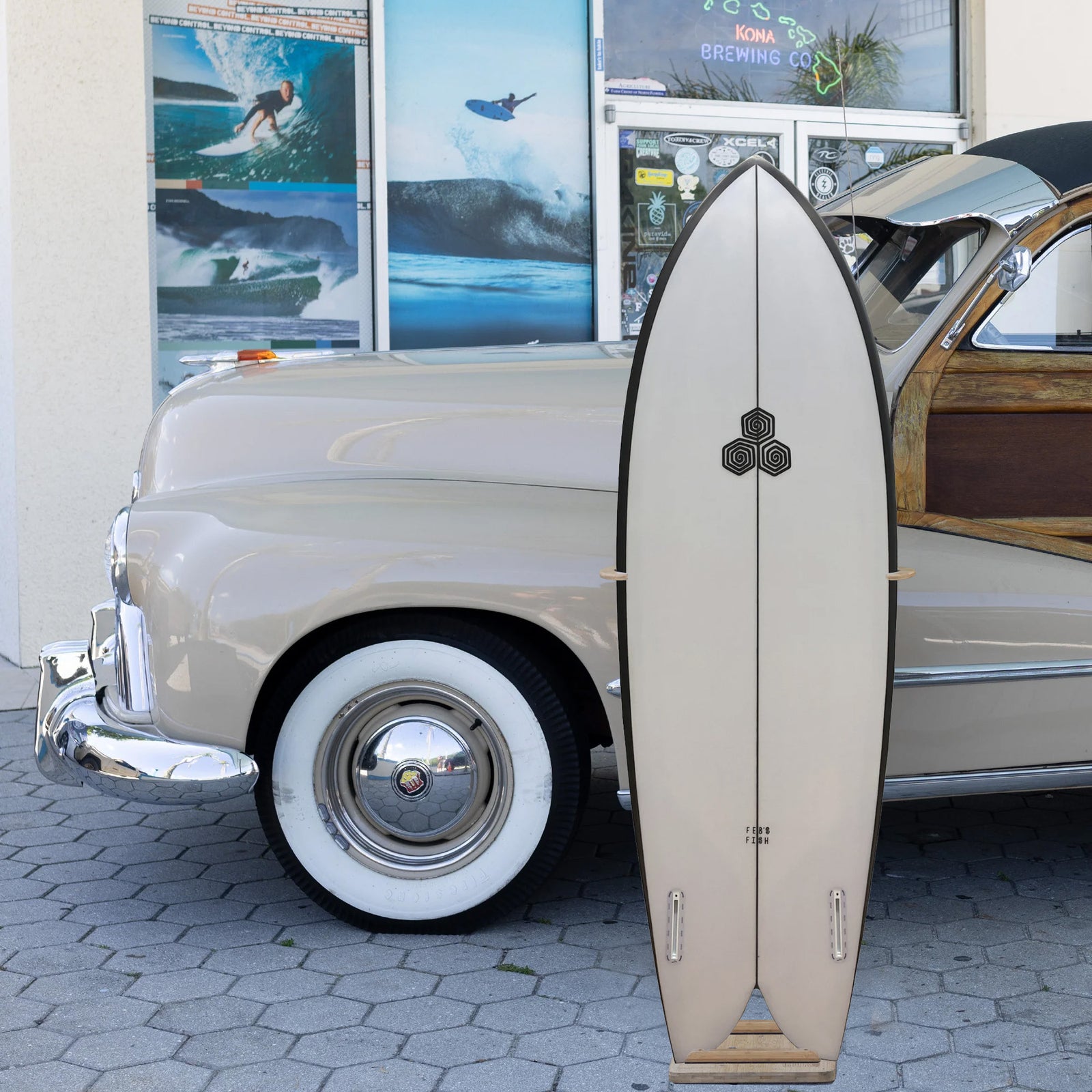 Channel Islands Feb's Fish PU/Poly 5'5 Surfboard - Futures