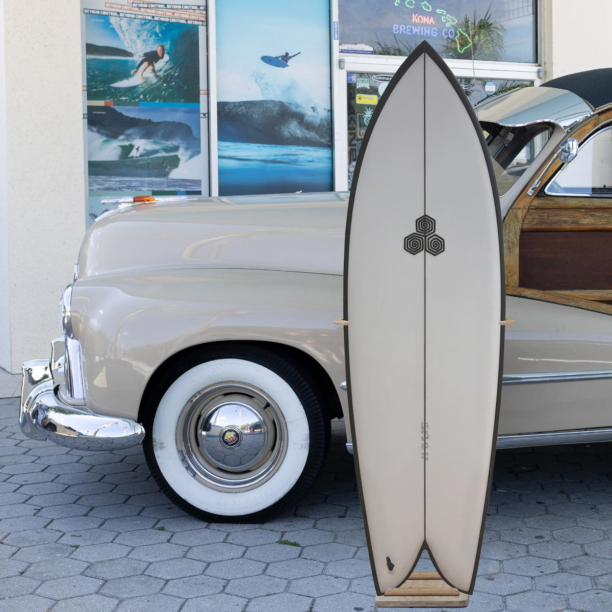 Channel Islands Feb's Fish PU/Poly 5'9 Surfboard - Futures