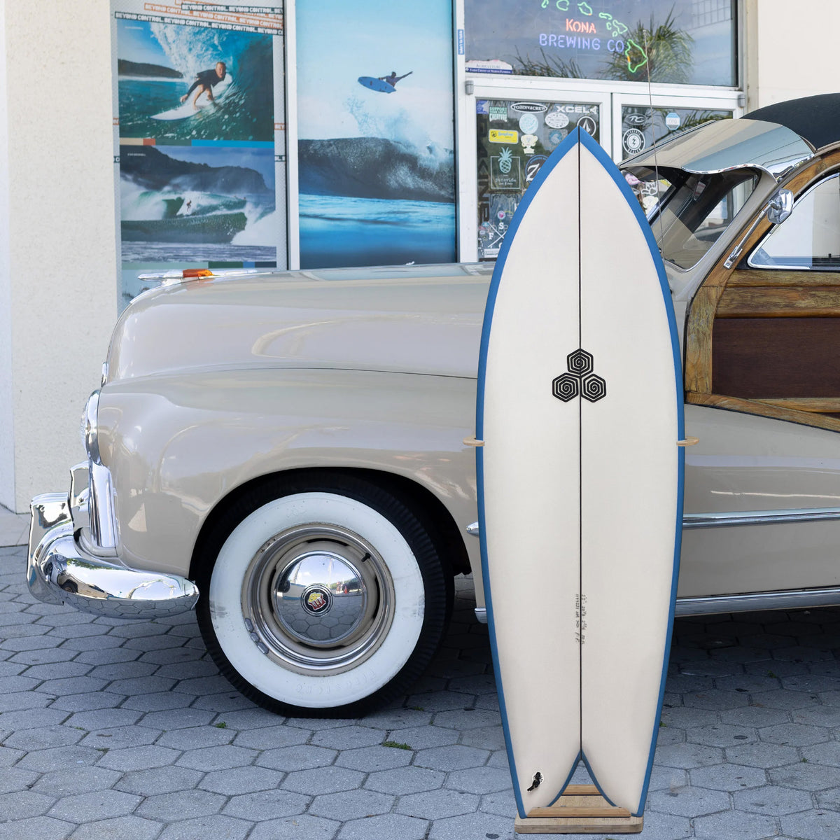 Channel Islands Feb's Fish PU/Poly 5'5 Surfboard - FCS II