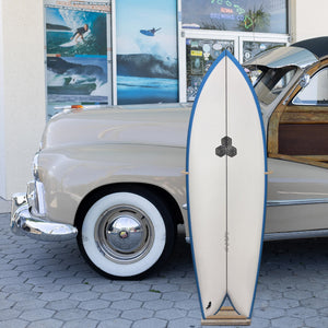 Channel Islands Feb's Fish PU/Poly 5'5 Surfboard - FCS II