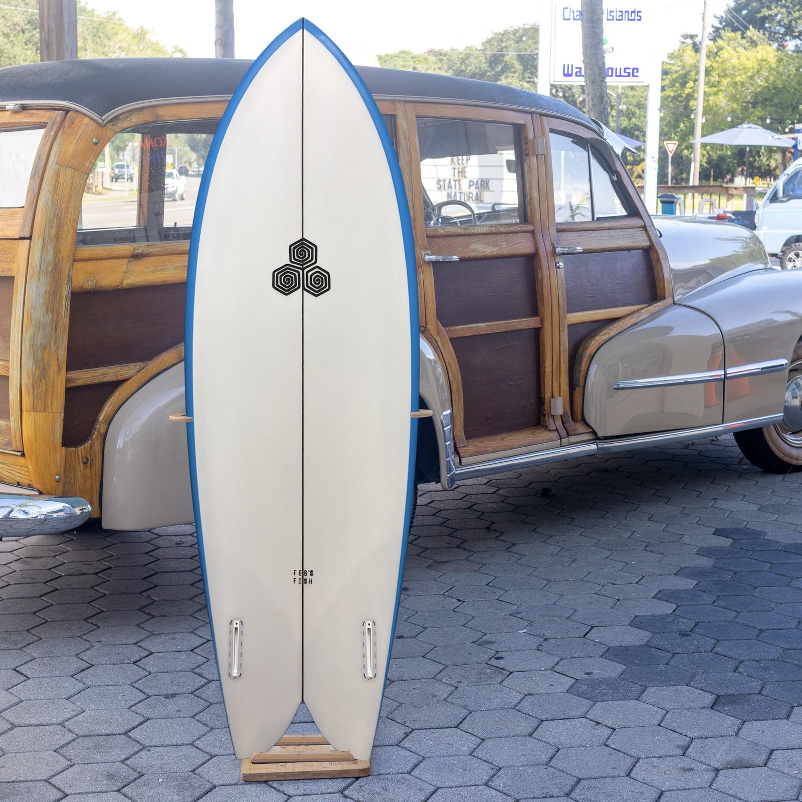 Channel Islands Feb's Fish PU/Poly 5'7 Surfboard - Futures
