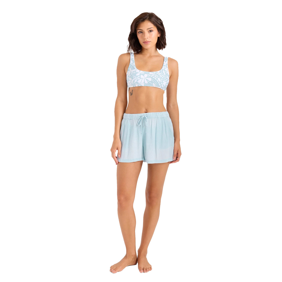 Volcom Stone Shine Women's Walkshorts - Cloud Blue