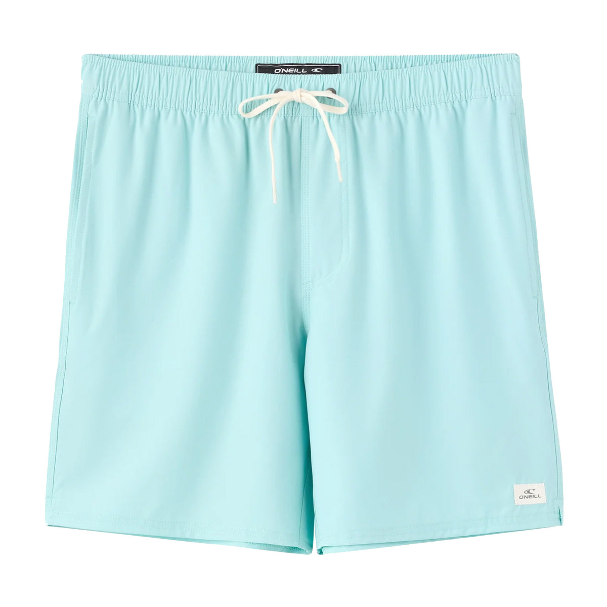 O'Neill Lennox Hermosa Solid Volley 17" Men's Boardshorts - Canal Blue