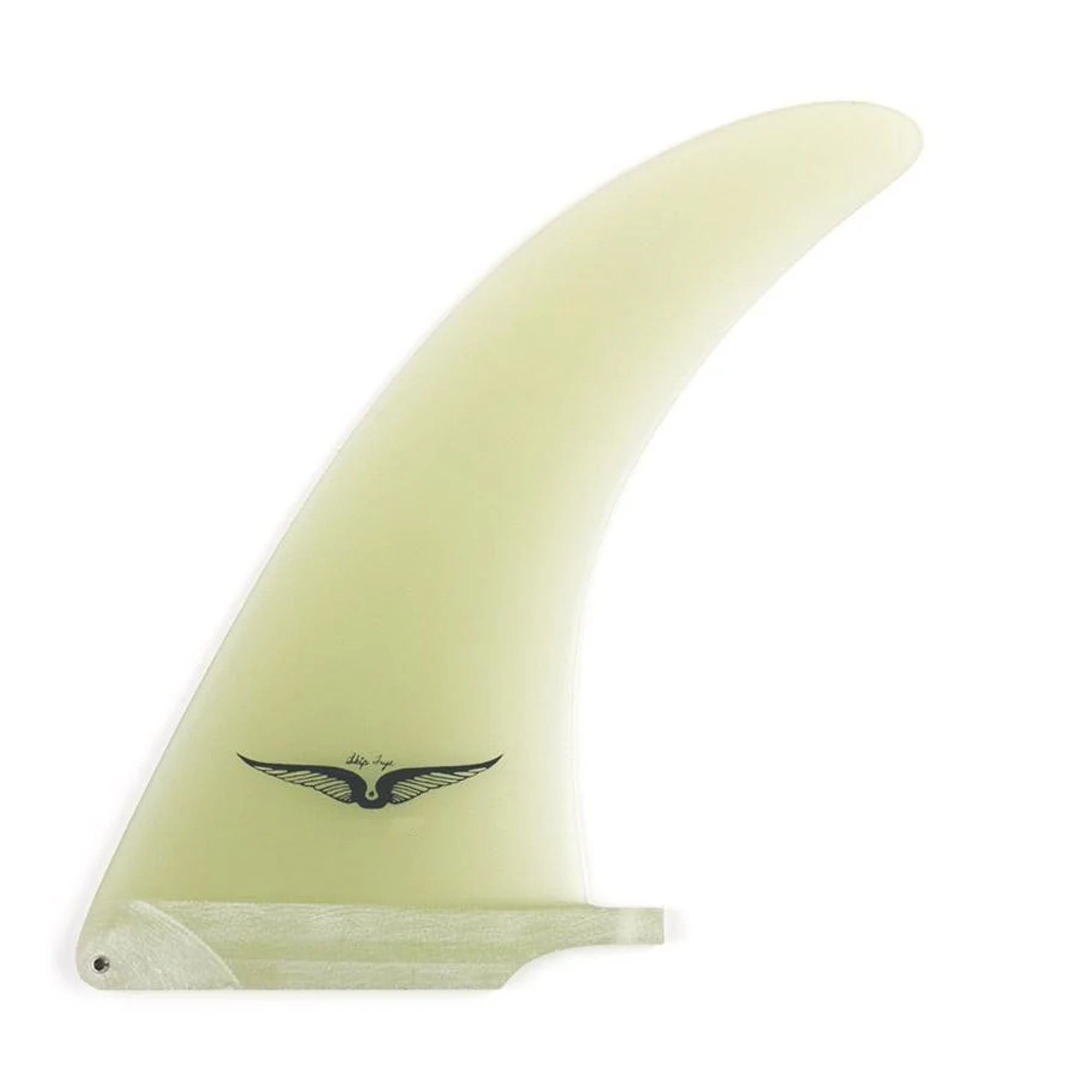 True Ames Skip Frye 8.5" Longboard Fin - Clear