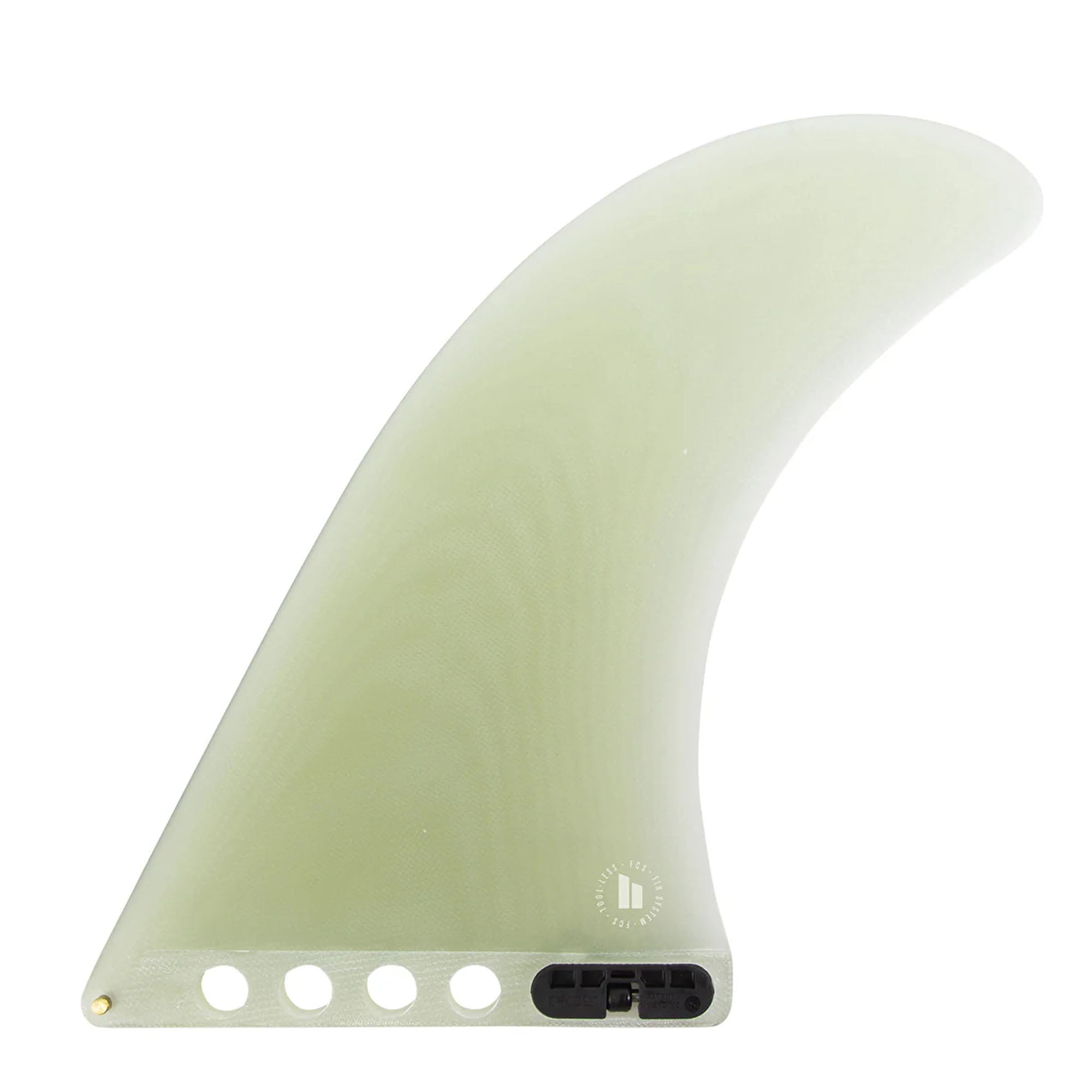 FCS II Pivot 2 Performance Glass Longboard Fin - 9.75"/Clear