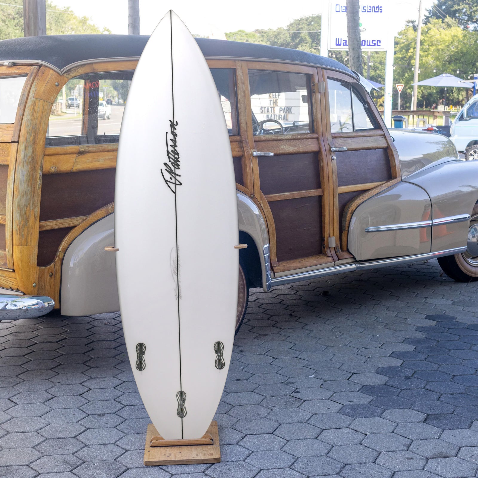 T. Patterson Alan Cleland File PU/Poly 5'7 Surfboard - FCS II