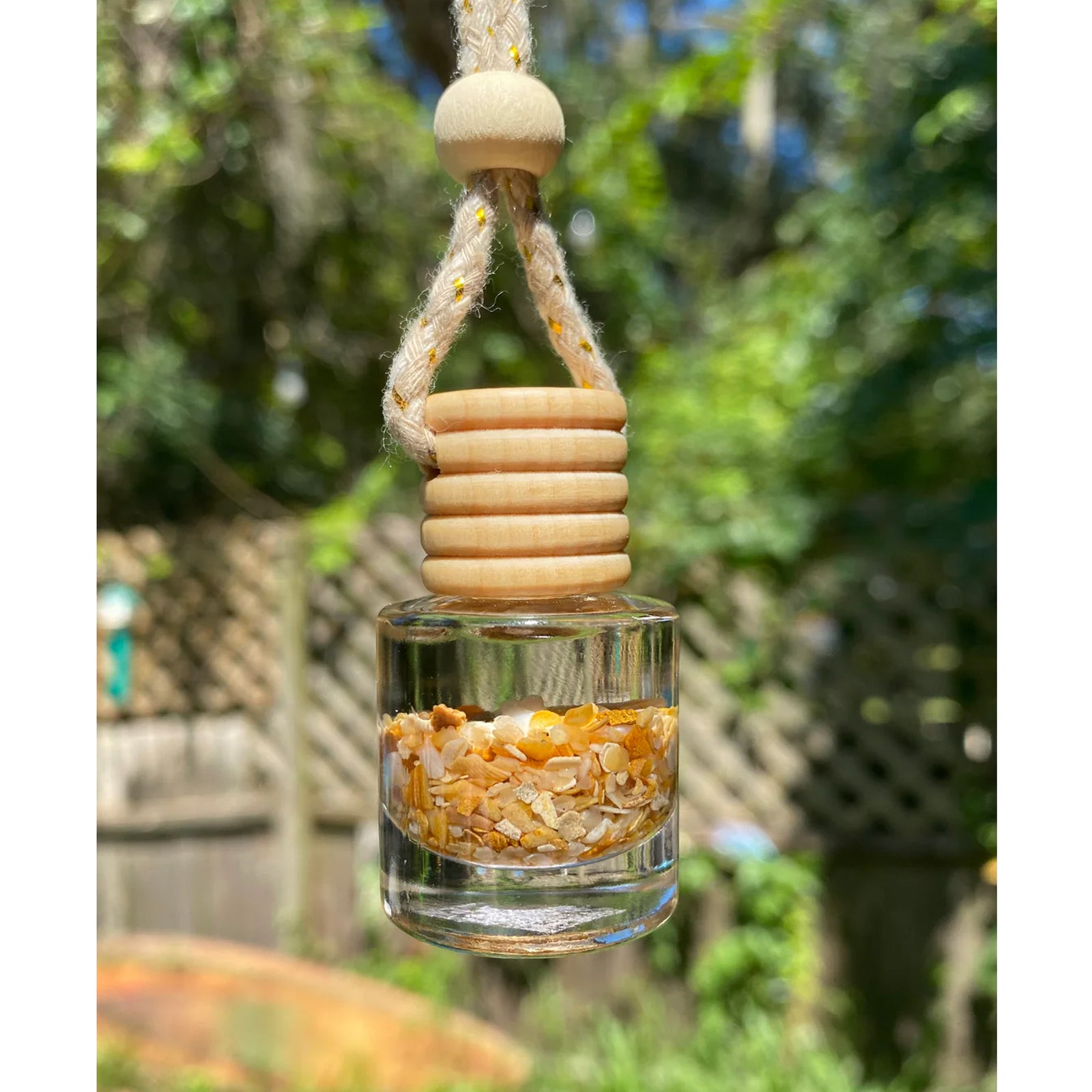 Hammockma Coquina Sand Round Car Air Fresheners - Black Ocean