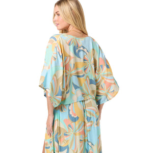 O'Neill Anna Printed Reversible Cover-Up Women's Top - Multi