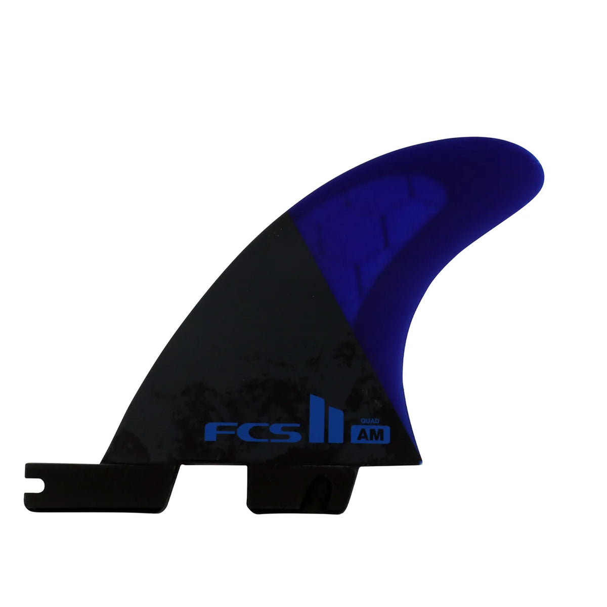 FCS II Al Merrick Performance Core Quad Rear Surfboard Fins - Medium/Cobalt