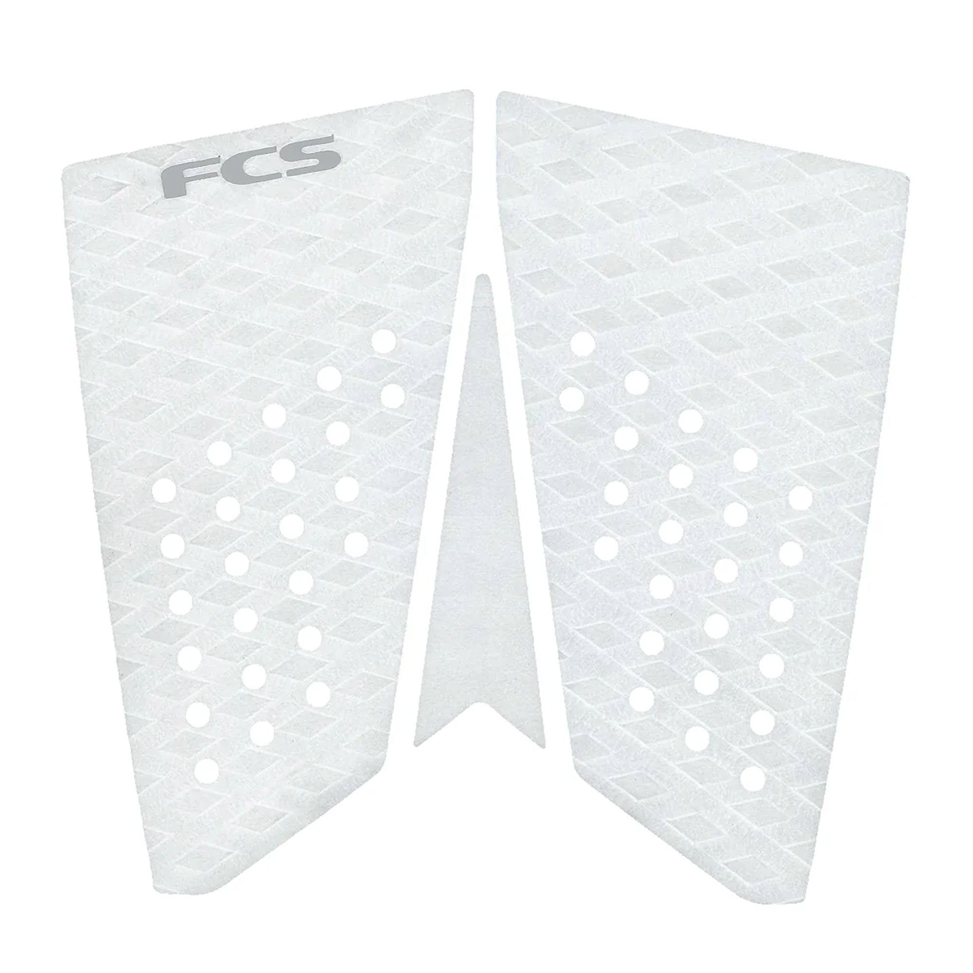 FCS Fish T-3 Eco Traction Pad - White/Cool Grey