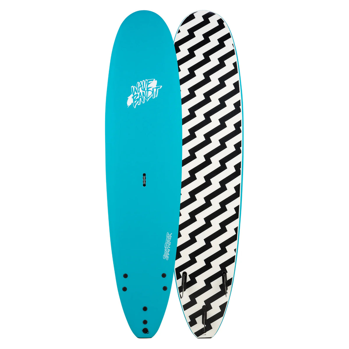 Catch Surf Wave Bandit EZ Rider 7'0 Soft Surfboard - Blue/White Bolts