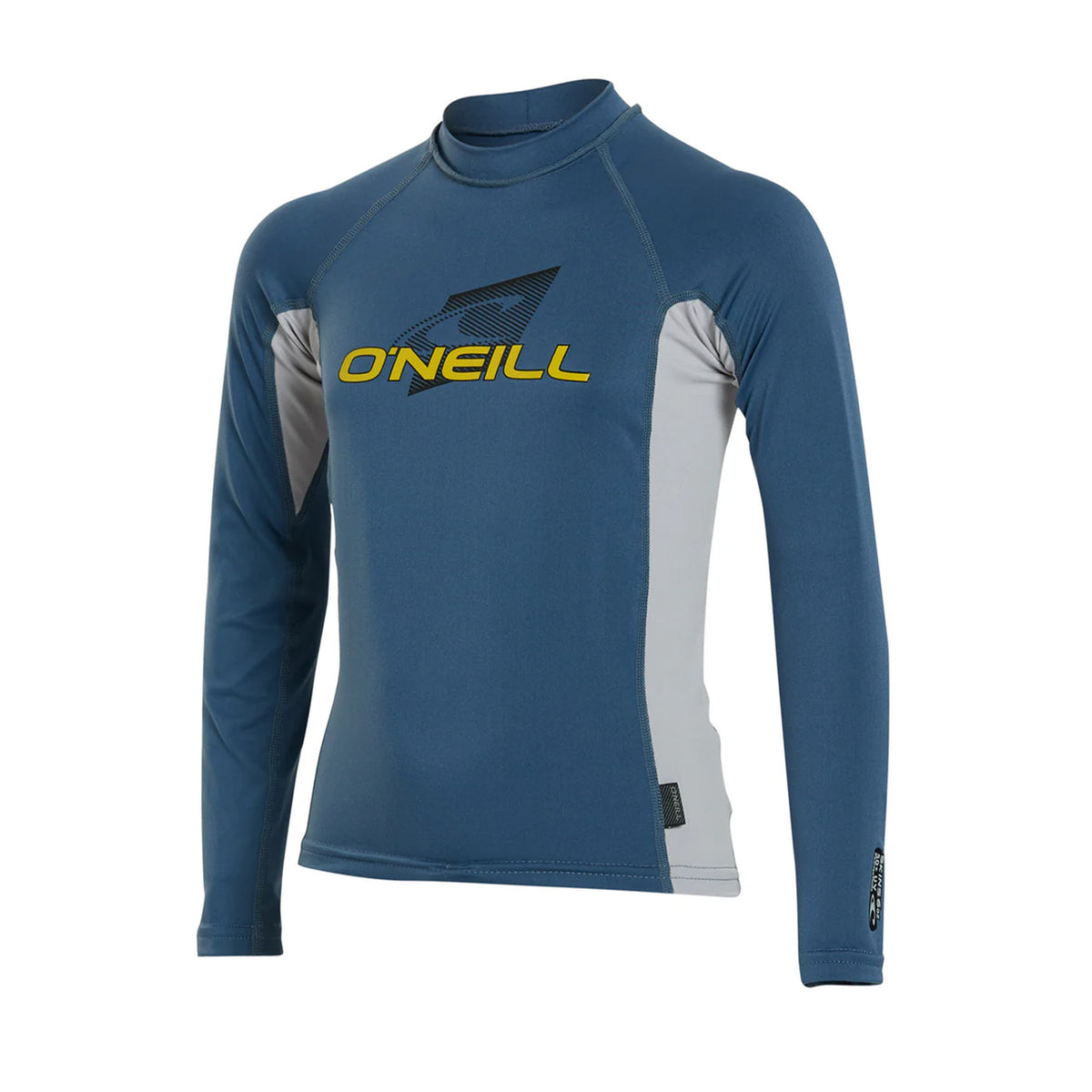 O'Neill Premium Skins L/S Youth Boys Rashguard - Copenblu/Cool Grey