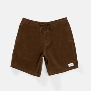 Rhythm Classic Cord Jam 17" Men's Walkshorts - Chocolate