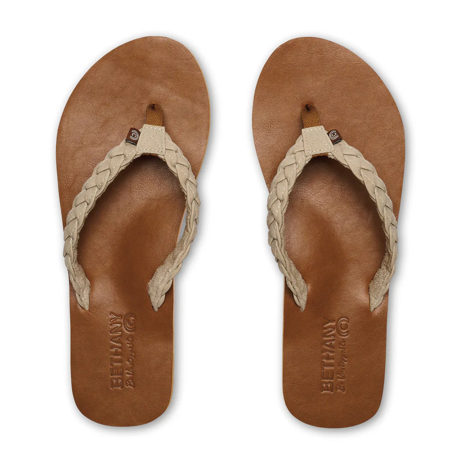 Cobian Bethany Braided Pacifica Women's Sandals - Cream