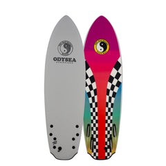 Catch Surf x T&C Surf Designs® Bat Tail Quad 5'8 Soft Surfboard