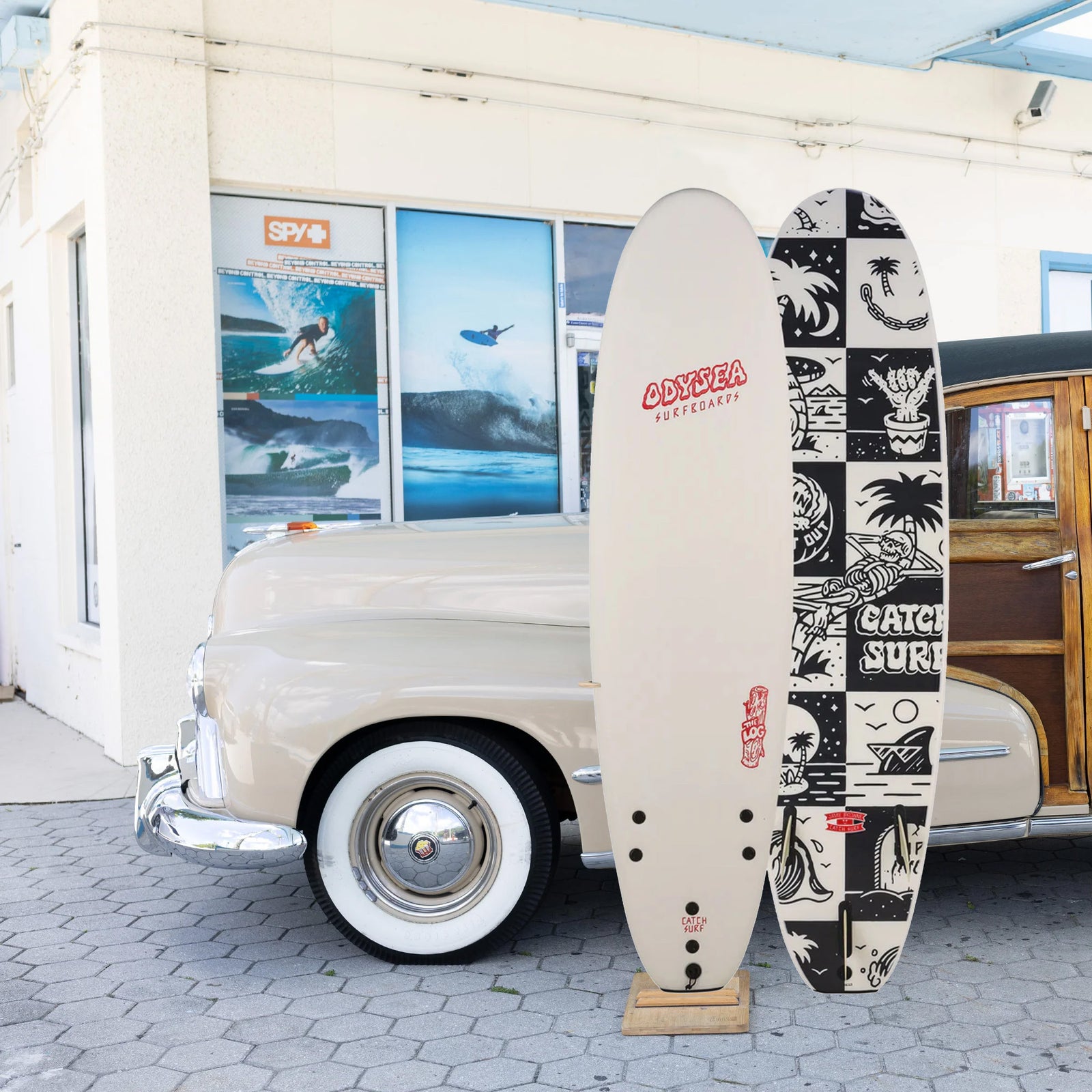 Catch Surf Odysea Log 7'0 Soft Surfboard - Jamie Browne White