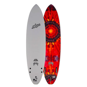 Catch Surf ...Lost® Crowd Killer 7'2 Soft Surfboard - Cool Grey