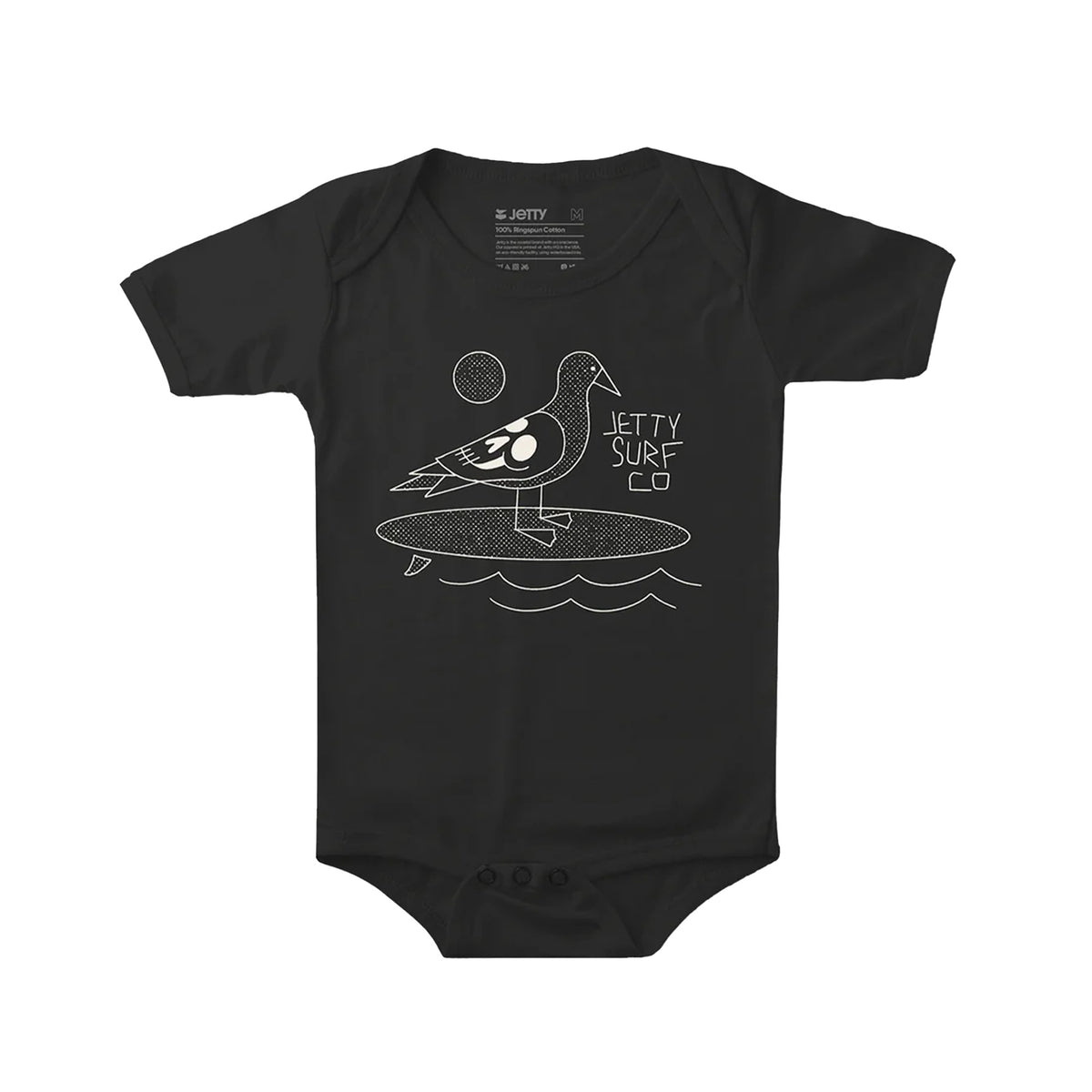 Jetty Seaskull Jumper Youth Infant Onesie - Black