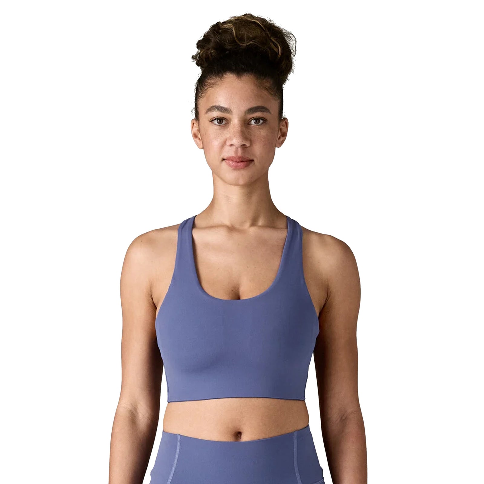 Patagonia Maipo Mid-Impact Women's Workout Bra - Current Blue