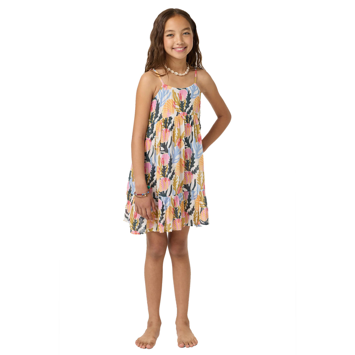 O'Neill Haylee Printed Cover-Up Youth Girl's Dress - Multi
