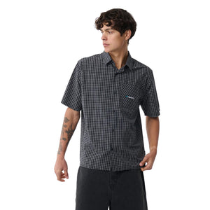 Rip Curl Archive Check Men's S/S Dress Shirt - Black