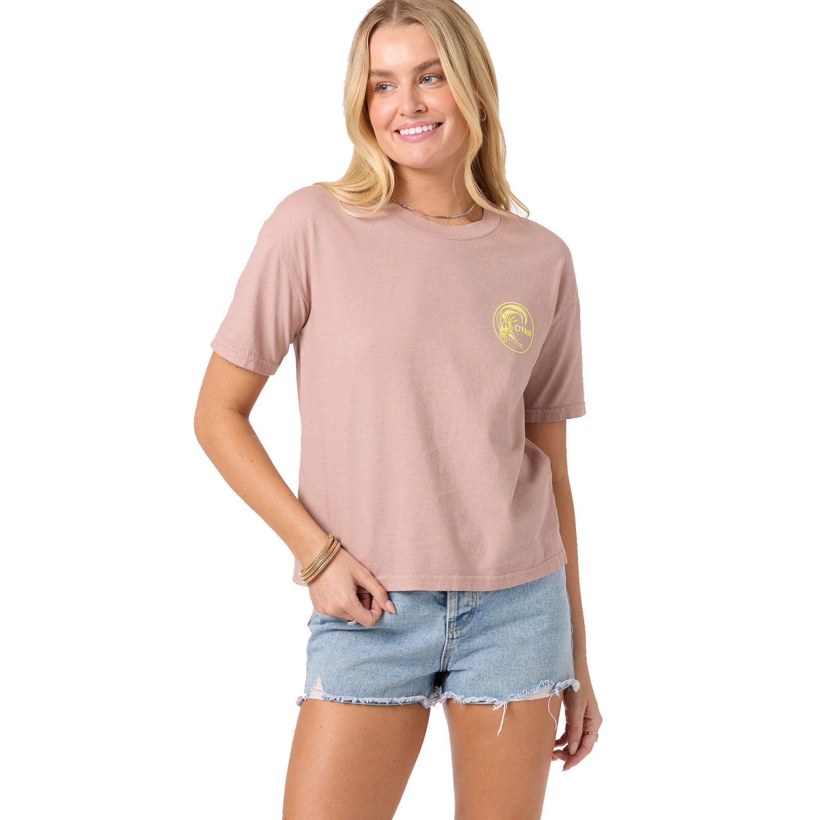 O'Neill O'Riginals Sunny State Easy Women's S/S T-Shirt - Deauville Mauve